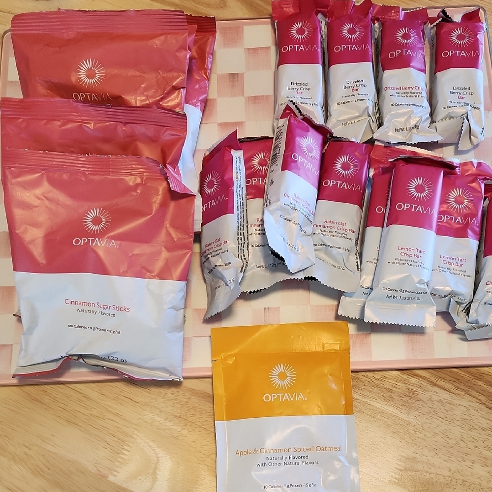 Optavia Assorted Snacks, Bars and Oatmeal Pack (19)